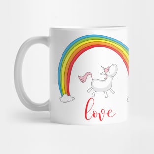 Hebrew "Ahava" - Love - Jewish Gay Pride Mug